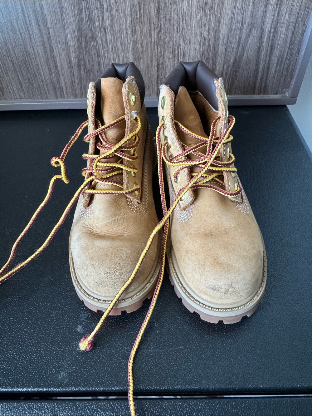 Timberland Kids Tan Lace-Up Boots